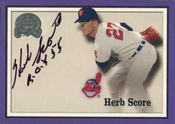 2000 Fleer Greats of the Game - Autographs Memorable Moments #NNO Herb Score Front