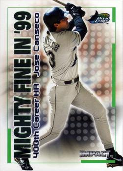 2000 Fleer Impact - Mighty Fine in '99 #38MF Jose Canseco Front
