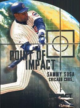 2000 Fleer Impact - Point of Impact #3PI Sammy Sosa  Front