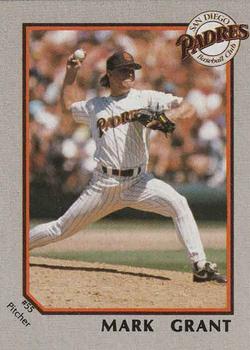 1990 Coca-Cola San Diego Padres #NNO Mark Grant Front