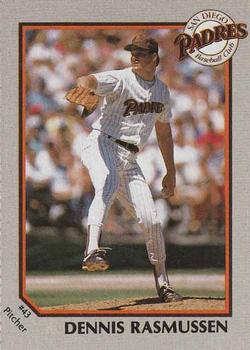1990 Coca-Cola San Diego Padres #NNO Dennis Rasmussen Front