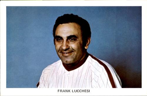 1972 Ticketron Philadelphia Phillies #NNO Frank Lucchesi Front