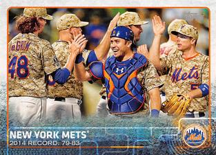 2015 Topps Mini #24 New York Mets Front