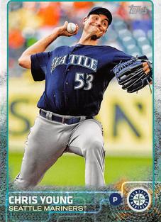 2015 Topps Mini #81 Chris Young Front