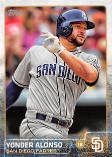 2015 Topps Mini #99 Yonder Alonso Front