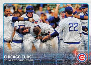 2015 Topps Mini #196 Chicago Cubs Front