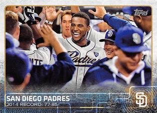 2015 Topps Mini #342 San Diego Padres Front