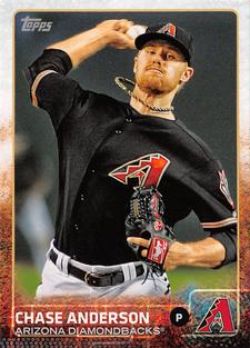 2015 Topps Mini #506 Chase Anderson Front