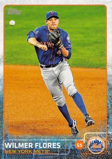 2015 Topps Mini #562 Wilmer Flores Front