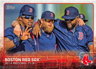 2015 Topps Mini #696 Boston Red Sox Front