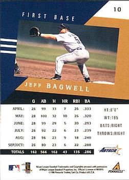 1998 Pinnacle Performers #10 Jeff Bagwell Back