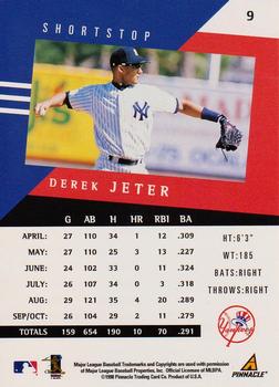 1998 Pinnacle Performers #9 Derek Jeter Back
