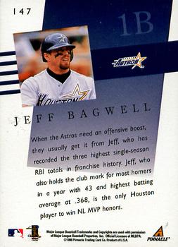 1998 Pinnacle Performers #147 Jeff Bagwell Back