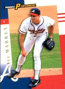 1998 Pinnacle Performers #5 Greg Maddux Front