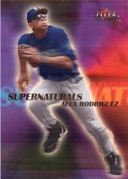 2000 Fleer Mystique - Supernaturals #1S Alex Rodriguez  Front