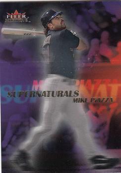 2000 Fleer Mystique - Supernaturals #7S Mike Piazza  Front
