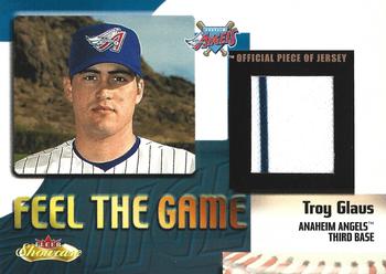 2000 Fleer Showcase - Feel the Game #NNO Troy Glaus  Front