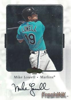 2000 Fleer Showcase - Fresh Ink #NNO Mike Lowell  Front