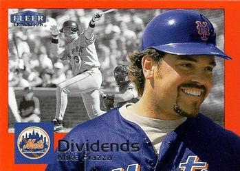 2000 Fleer Tradition - Dividends #12 D Mike Piazza Front