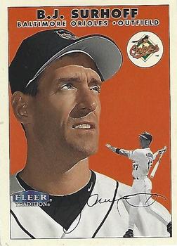 2000 Fleer Tradition Glossy #42 B.J. Surhoff Front