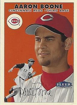2000 Fleer Tradition Glossy #93 Aaron Boone Front