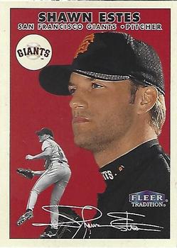 2000 Fleer Tradition Glossy #296 Shawn Estes Front