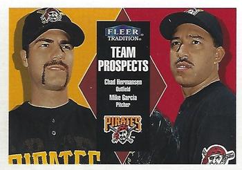 2000 Fleer Tradition Glossy #311 Mike Garcia / Chad Hermansen Front
