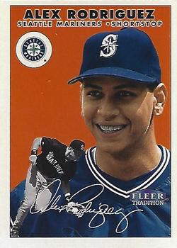 2000 Fleer Tradition Glossy #391 Alex Rodriguez Front