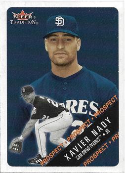 2000 Fleer Tradition Glossy #489 Xavier Nady Front