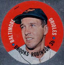 1967 Topps Discs #NNO Brooks Robinson Front