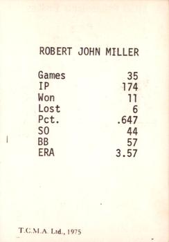 1975 TCMA 1950 Philadelphia Phillies/Whiz Kids #20 Bob Miller Back