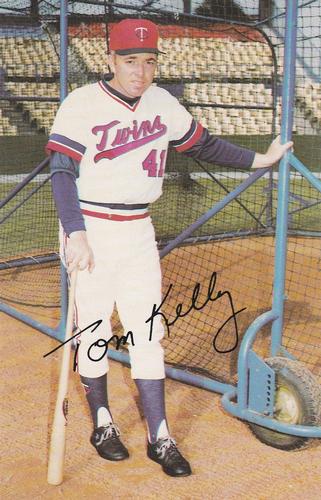 1984 Minnesota Twins Postcards #NNO Tom Kelly Front