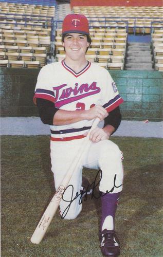 1984 Minnesota Twins Postcards #NNO Jeff Reed Front