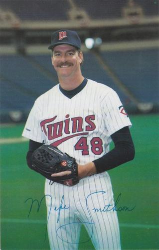 1987 Minnesota Twins Postcards #NNO Mike Smithson Front