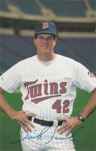 1987 Minnesota Twins Postcards #NNO Dick Such Front