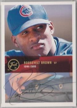 2000 Just - Autographs #BA-02 Roosevelt Brown Front