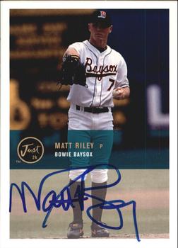2000 Just - Autographs #BA-25 Matt Riley Front