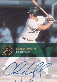 2000 Just - Autographs #BA-49 Aubrey Huff Front
