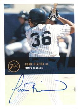 2000 Just - Autographs #BA-74 Juan Rivera Front