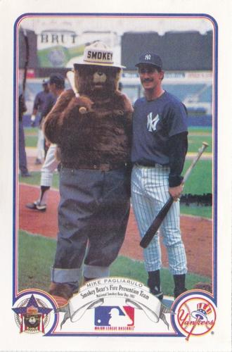 1987 Smokey Bear's Fire Prevention Team American League #9 Mike Pagliarulo Front