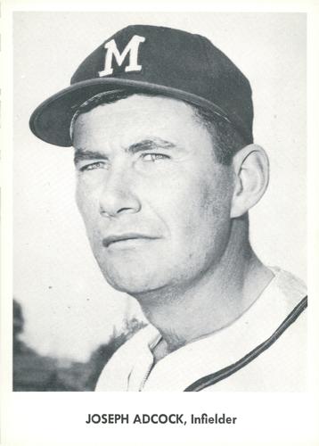 1958 Jay Publishing World Series Braves & Yankees #NNO Joseph Adcock Front