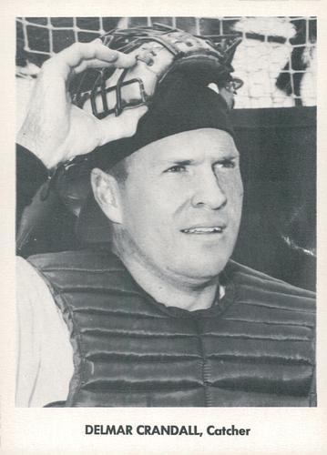 1958 Jay Publishing World Series Braves & Yankees #NNO Delmar Crandall Front