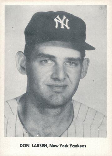 1958 Jay Publishing World Series Braves & Yankees #NNO Don Larsen Front