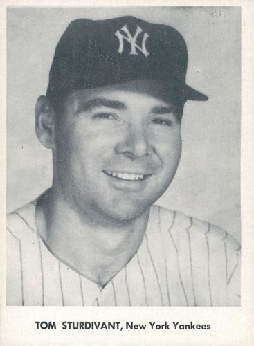 1958 Jay Publishing World Series Braves & Yankees #NNO Tom Sturdivant Front