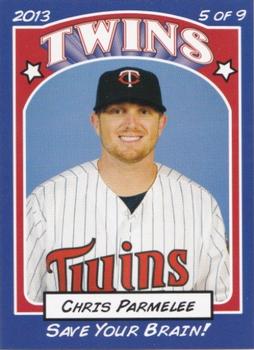 2013 Minnesota Twins Police #5 Chris Parmelee Front