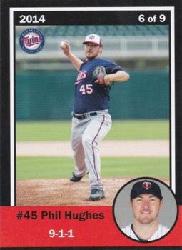 2014 Minnesota Twins Police #6 Phil Hughes Front