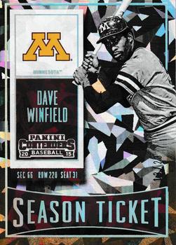2015 Panini Contenders - Cracked Ice Ticket #32 Dave Winfield Front