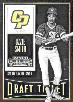 2015 Panini Contenders - Draft Ticket #74 Ozzie Smith Front