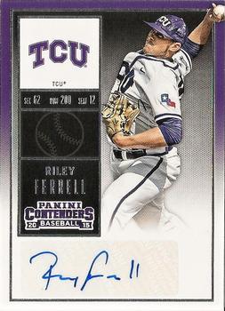 2015 Panini Contenders - College Ticket Autographs #23 Riley Ferrell Front