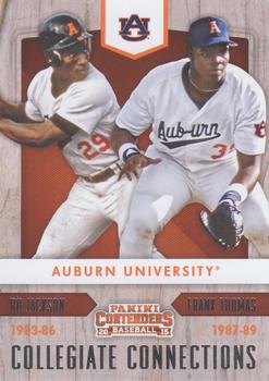 2015 Panini Contenders - Collegiate Connections #2 Bo Jackson / Frank Thomas Front